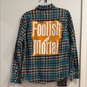 HANDMADE foolish mortal flannel